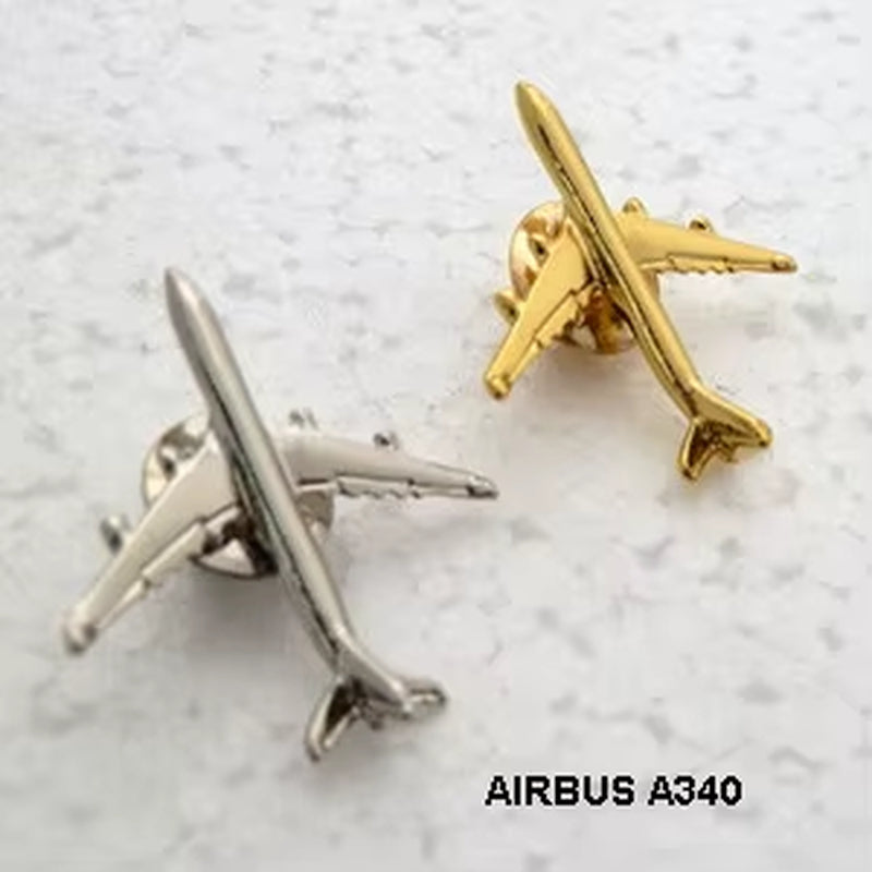 A320 & A340 350Boing777 A330 Gold&Silver Airbus Aviation Badge 2.8*3.1Cm, Authentic Pilot Badges Airplane Suits Plane Gilded