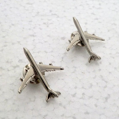 A320 & A340 350Boing777 A330 Gold&Silver Airbus Aviation Badge 2.8*3.1Cm, Authentic Pilot Badges Airplane Suits Plane Gilded