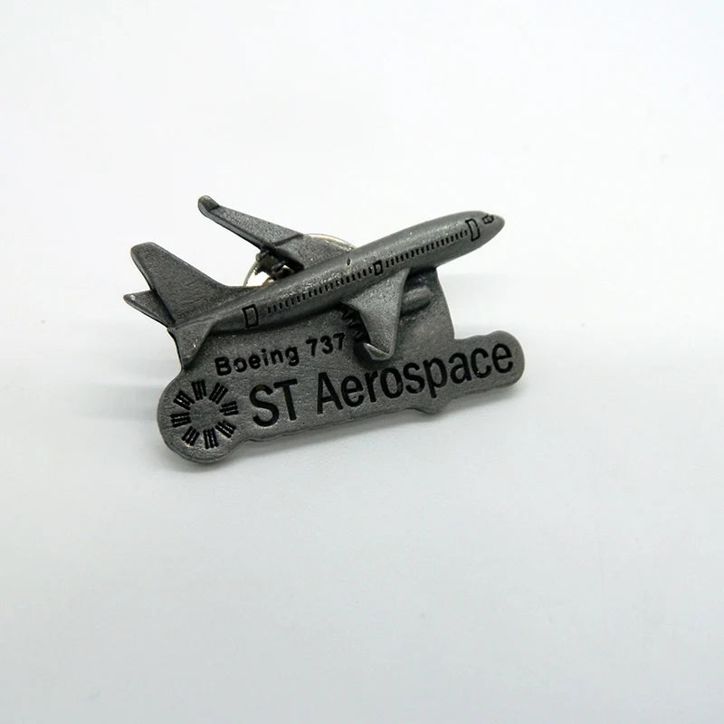 A320 & A340 Boing777 A330 Gold&Silver Airbus Aviation Badge 2.8*3.1Cm, Authentic Pilot Badges Airplane Suits Plane Gilded