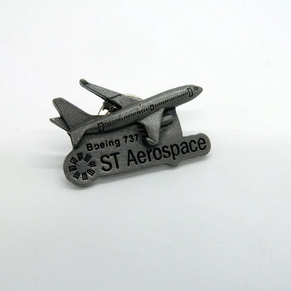 A320 & A340 Boing777 A330 Gold&Silver Airbus Aviation Badge 2.8*3.1Cm, Authentic Pilot Badges Airplane Suits Plane Gilded