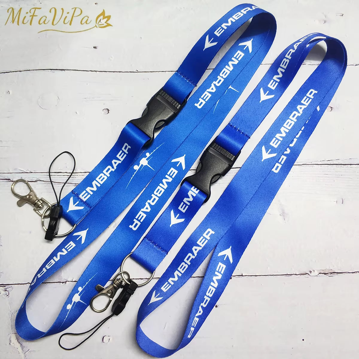 Polyester Aviation Lanyards Boeing Neck Strap Chaveiro Key Chain Boeing Llavero Lanyard Keychain for ID Card Pilot Gift