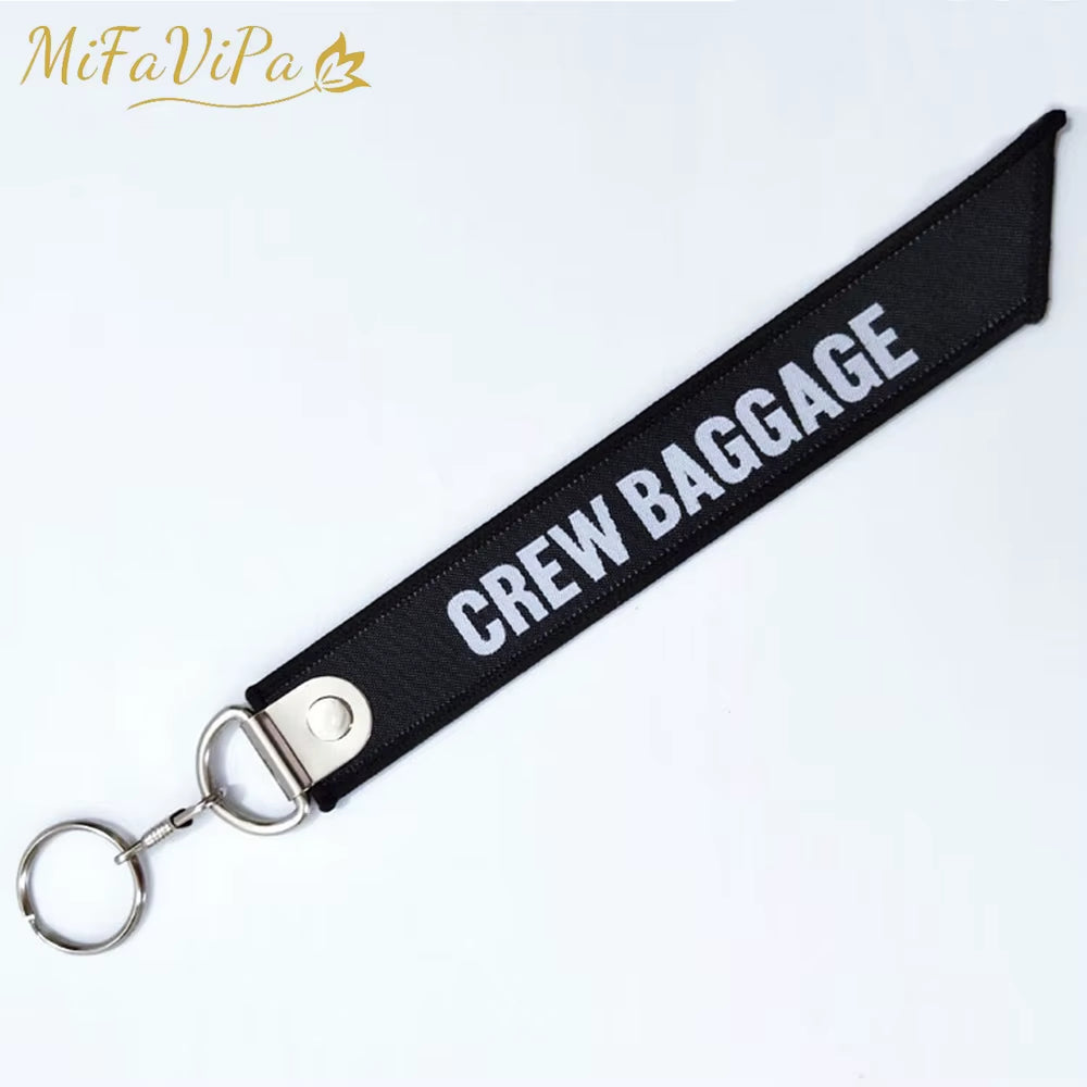 3 PC Cabin Crew Llavero Carabiner Keychain Flight Crew Aviation Gift Captain Sleutelhanger Porte-Cles Fashion Trinket Safety Tag