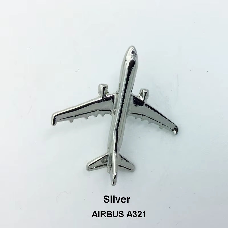 A320 & A340 350Boing777 A330 Gold&Silver Airbus Aviation Badge 2.8*3.1Cm, Authentic Pilot Badges Airplane Suits Plane Gilded