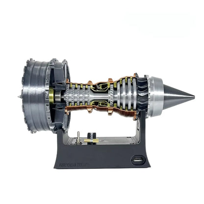 25CM TR-900 High Precision Simulation Turbofan Engine Model Toys Aviation Fan Collectibles Static Display Ornaments Gifts