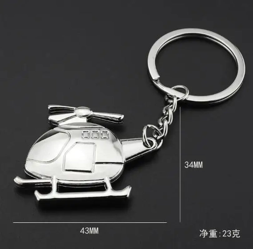 Creative Aircraft Keychain Simulation Aircraft Model Key Chain for Men Pendant Aviation Enterprise and Creative Gift Keyring
