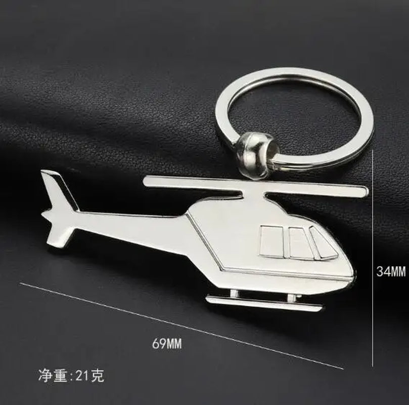 Creative Aircraft Keychain Simulation Aircraft Model Key Chain for Men Pendant Aviation Enterprise and Creative Gift Keyring