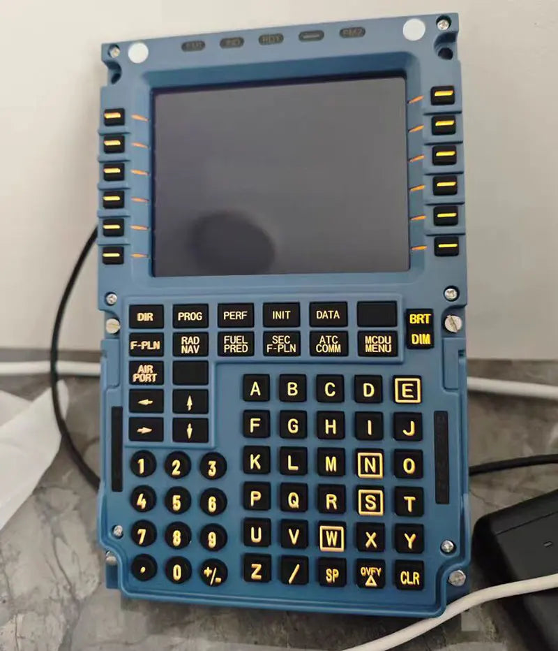 WINWING Flight Simulator MCDU Toliss Fenix Flight Control Display Civil Aviation Control Panel A320 for X-Plane MSFS