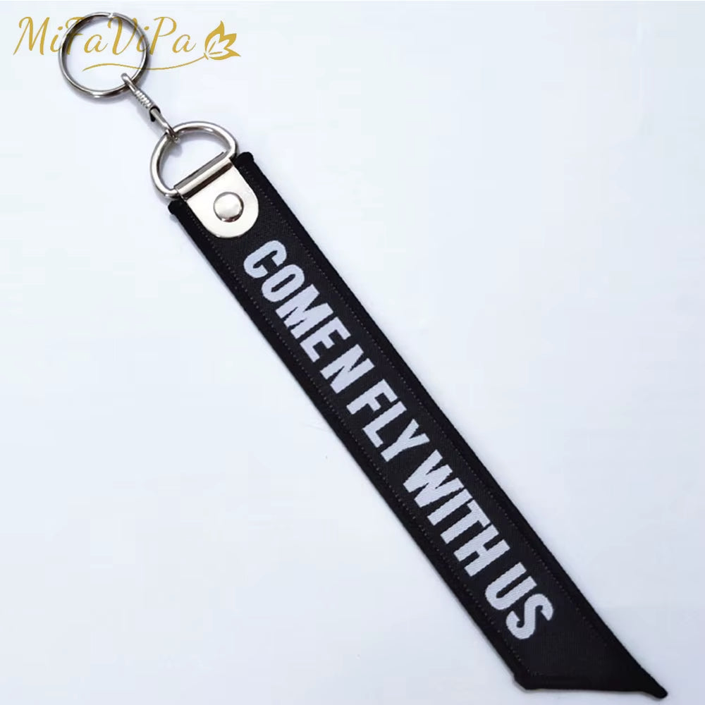 3 PC Cabin Crew Llavero Carabiner Keychain Flight Crew Aviation Gift Captain Sleutelhanger Porte-Cles Fashion Trinket Safety Tag