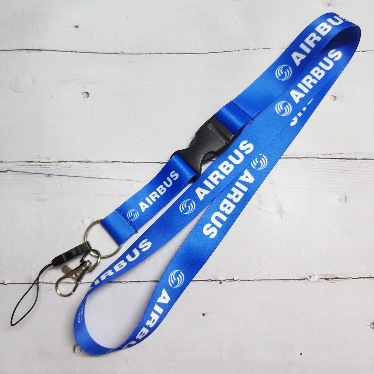 Polyester Aviation Lanyards Boeing Neck Strap Chaveiro Key Chain Boeing Llavero Lanyard Keychain for ID Card Pilot Gift
