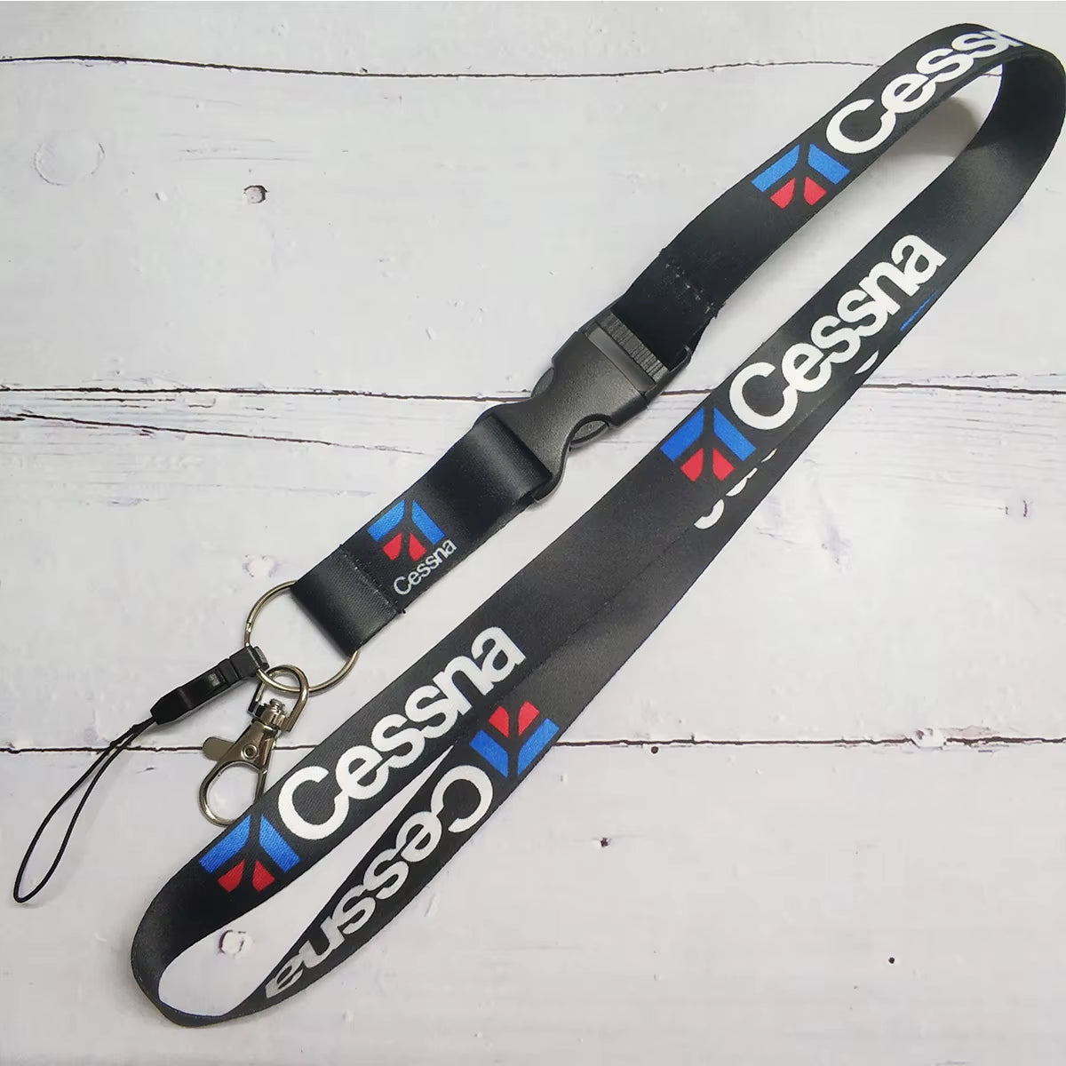 Polyester Aviation Lanyards Boeing Neck Strap Chaveiro Key Chain Boeing Llavero Lanyard Keychain for ID Card Pilot Gift