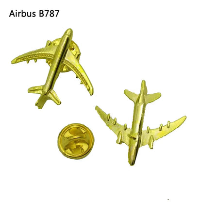 A320 & A340 350Boing777 A330 Gold&Silver Airbus Aviation Badge 2.8*3.1Cm, Authentic Pilot Badges Airplane Suits Plane Gilded