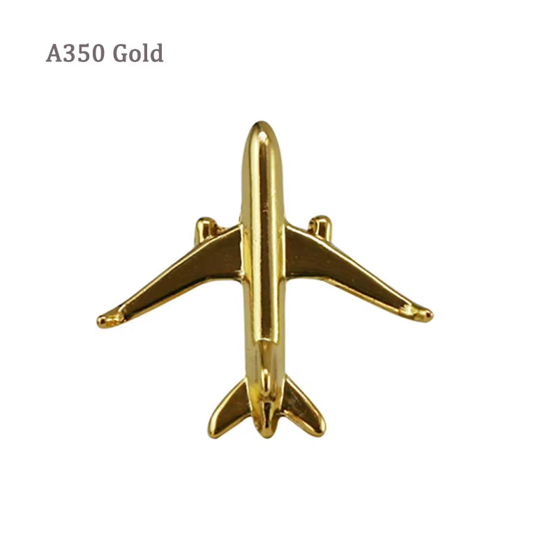 A320 & A340 350Boing777 A330 Gold&Silver Airbus Aviation Badge 2.8*3.1Cm, Authentic Pilot Badges Airplane Suits Plane Gilded