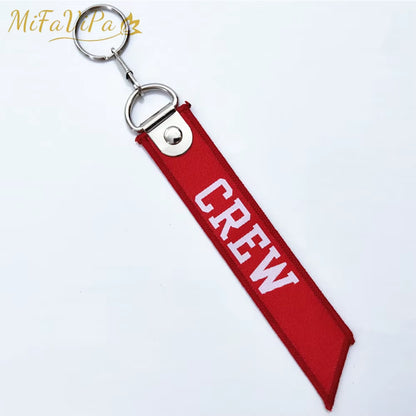 3 PC Cabin Crew Llavero Carabiner Keychain Flight Crew Aviation Gift Captain Sleutelhanger Porte-Cles Fashion Trinket Safety Tag