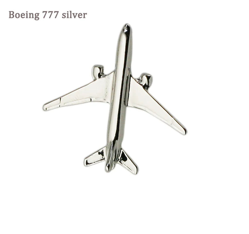 A320 & A340 Boing777 A330 Gold&Silver Airbus Aviation Badge 2.8*3.1Cm, Authentic Pilot Badges Airplane Suits Plane Gilded