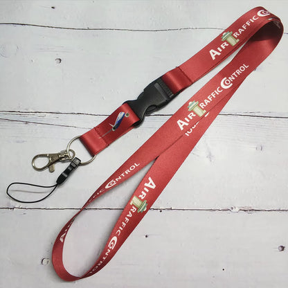 Polyester Aviation Lanyards Boeing Neck Strap Chaveiro Key Chain Boeing Llavero Lanyard Keychain for ID Card Pilot Gift