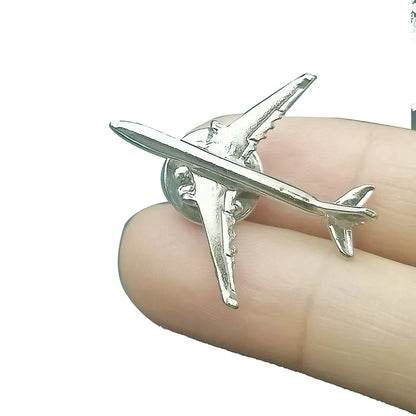 A320 & A340 Boing777 A330 Gold&Silver Airbus Aviation Badge 2.8*3.1Cm, Authentic Pilot Badges Airplane Suits Plane Gilded