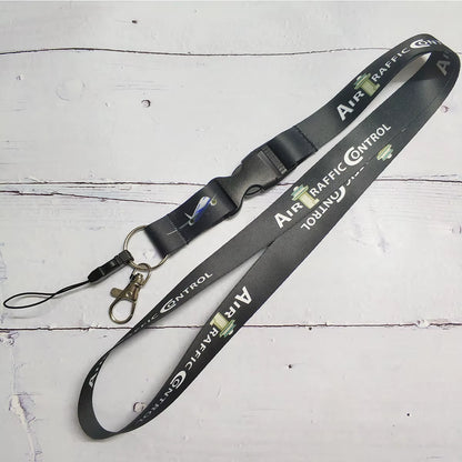 Polyester Aviation Lanyards Boeing Neck Strap Chaveiro Key Chain Boeing Llavero Lanyard Keychain for ID Card Pilot Gift