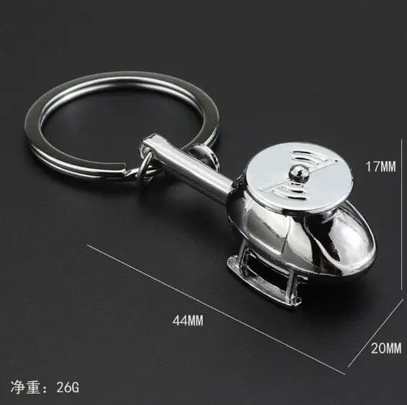 Creative Aircraft Keychain Simulation Aircraft Model Key Chain for Men Pendant Aviation Enterprise and Creative Gift Keyring