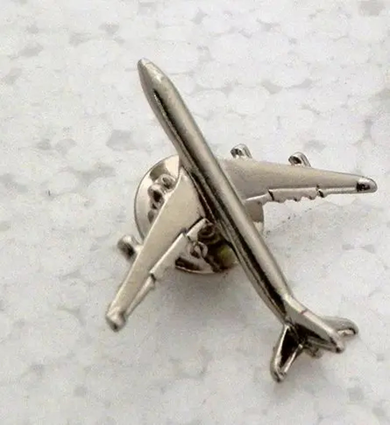 A320 & A340 Boing777 A330 Gold&Silver Airbus Aviation Badge 2.8*3.1Cm, Authentic Pilot Badges Airplane Suits Plane Gilded